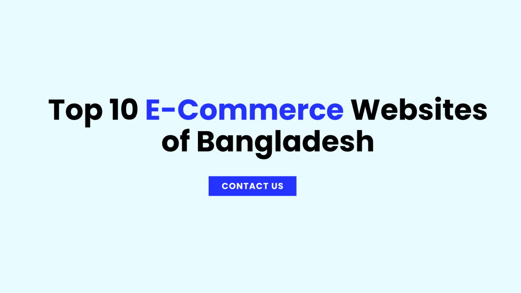 Top 10 E-commerce websites of Bangladesh