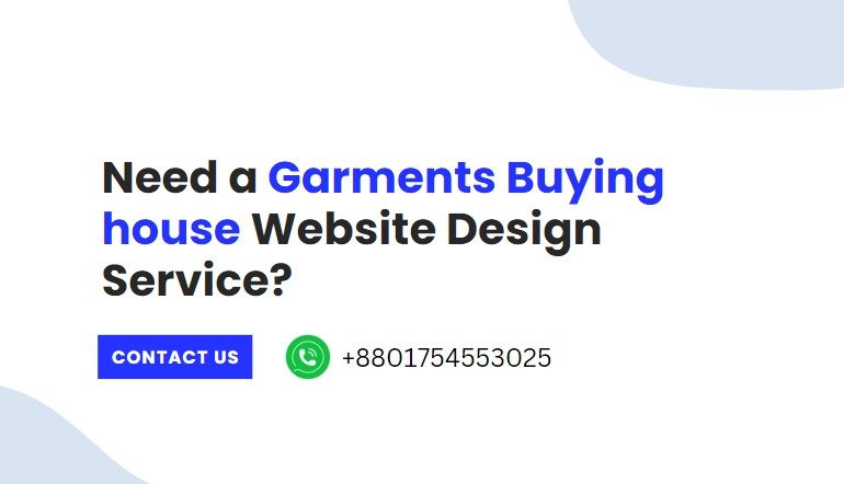 Garments Buying House Website Design and Development Service in Bangladesh