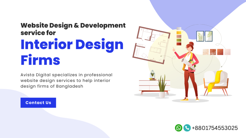 Website Design & Development service for Interior Design Firms in Bangladesh