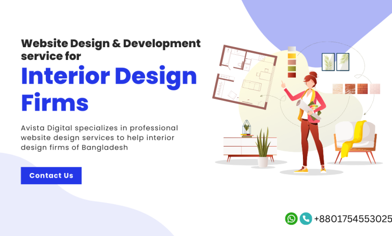 Interior Design Firm Website Design Service Bangladesh