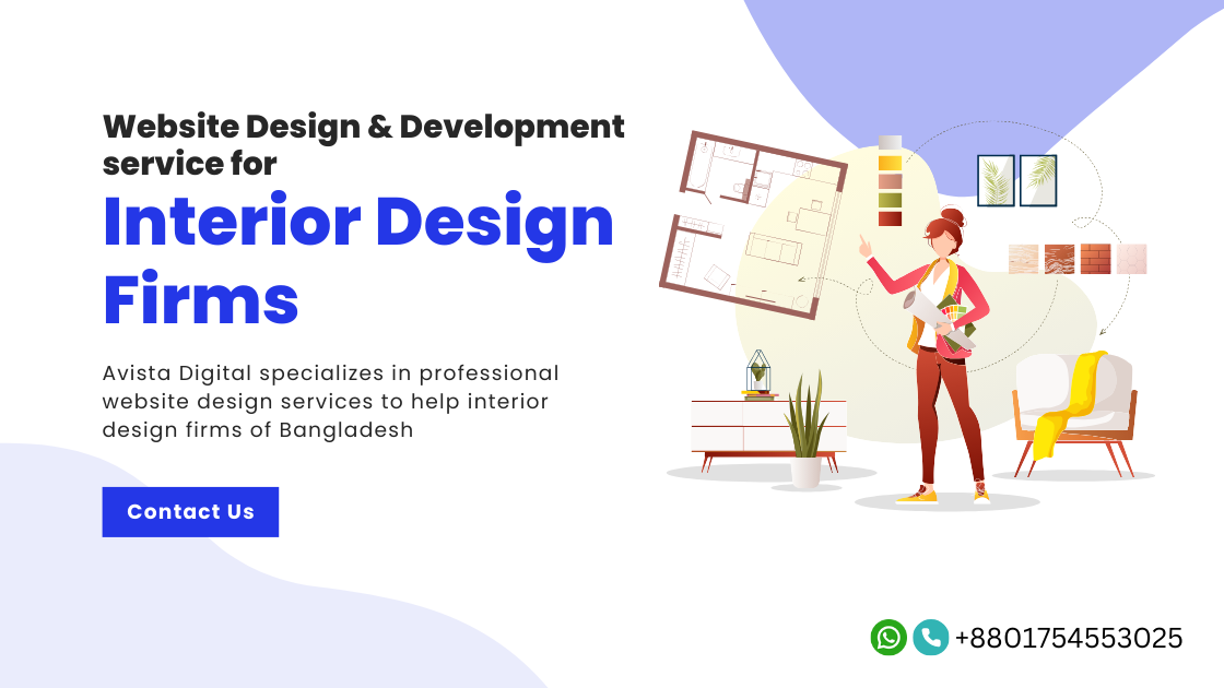 Interior Design Firm Website Design Service Bangladesh