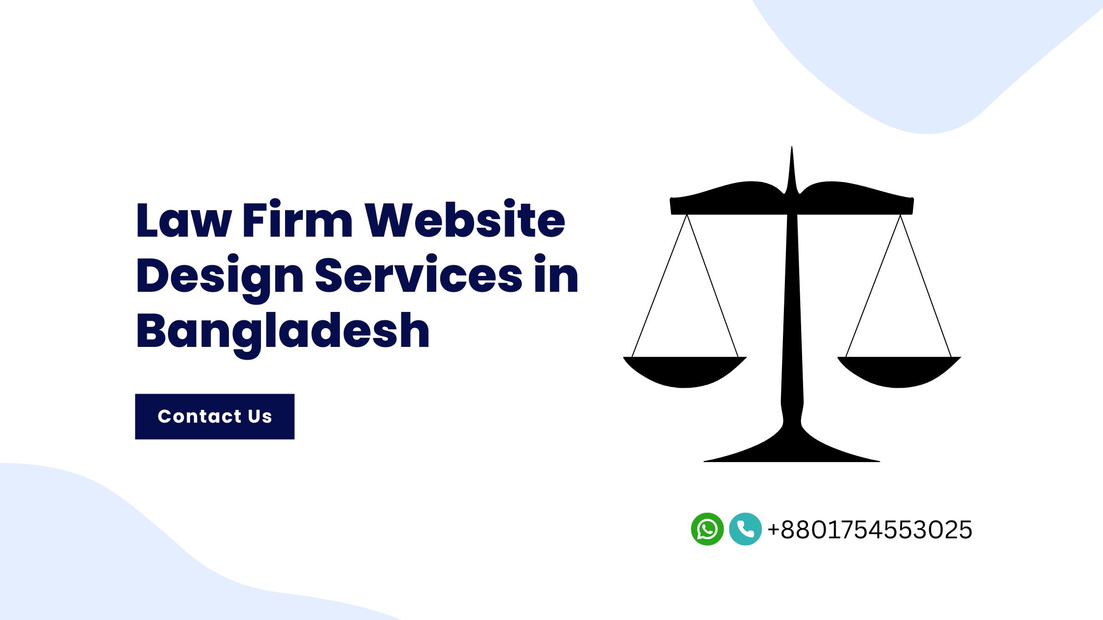 Law Firm & Lawyer Website Design Services in Bangladesh