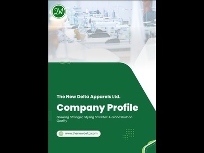 Garments factory company profile design service in Bangladesh