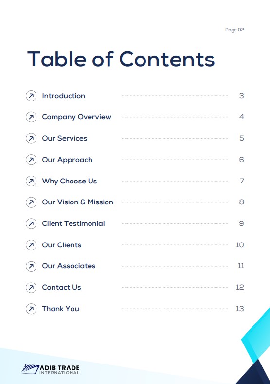 adib trade company profile 4