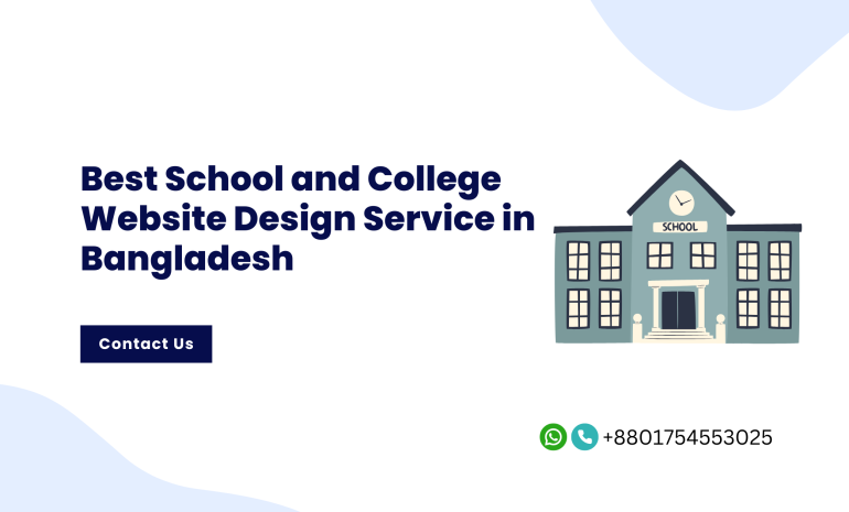 Best School and College Website Design Service in Bangladesh