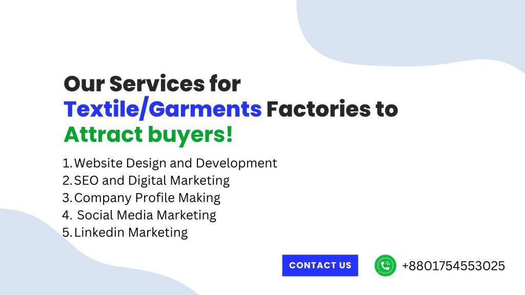 Services for Garment Factories in Bangladesh